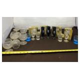Brandy and Shot Glasses