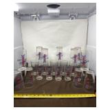 22 Michelob Light glasses 6 inches tall