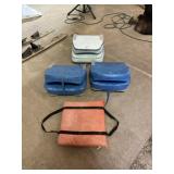 Three Boat Seats and Flotation device