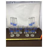 6 inch Bud Light glasses 14 of them