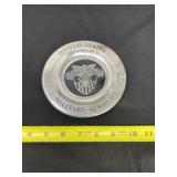 Pewter United States Military Academy plate