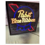Pabst Blue Ribbon Beer Sign