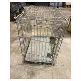 Metal Animal Crate with Bottom