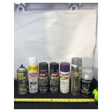Rust Oleum, Camouflage and Keyon Spray Paint