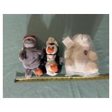 Coca Cola Seal, Penguin, and Polar Bear Stuffies