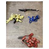 Three Ratchet Straps and Rod Saver Strap