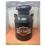 Harley Davidson Metal Milk Jug