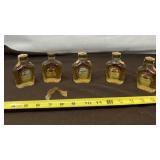 5 Crown Royal 1976 50 ML Bottles
