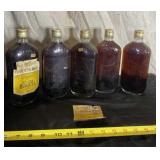 5 Sealed One Pint Bardenheier Golden Wine