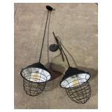 Two Hanging 4 foot Lights