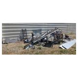 Scrap Metal Pile Aluminum Steel Copper Stainless
