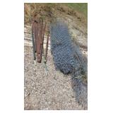 4 ft Tall Roll of Chain Link Fence Steel Fence