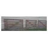 Wood Gates Made of 2"X6"  two 8
