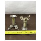 Jï¿½egermeister Pewter Stag Shot Glasses