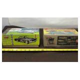 1961 and 1962 Model Car Kits Some Pieces Missing