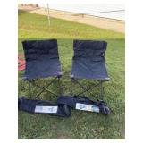 Two Sports Chairs with Carry Bags