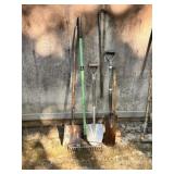 Shovels, Rake, and Sludge Hammer