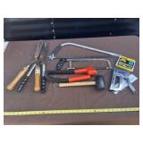 Stapler, Bush Clipper, Hand Saws, Light