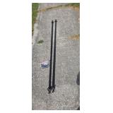 Adjustable Curtain Rods with Hardware