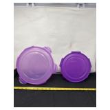 Two Lock & Lock Plastic Bowls With Lids