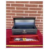 HWI Model 31120 Metal Tool Box With Contents