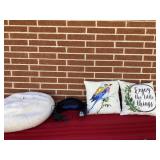 Pillows, Electric Neck Massager and Dog Bed