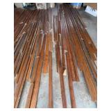 Assorted Oak Woodwork Crown Molding, Baseboards,