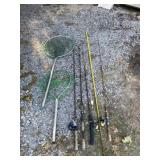 Zebco Fishing Poles With Johnson and Garcia Reels