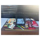 Small dog Kennel with Clothes, Brushes, & More