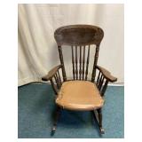 Victorian Pressed Back Rocking Chair