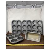 Wilton Loaf Pan And Ekco Muffin Pans