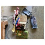 Toilet Valve, flags and on floor and in box