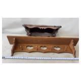 Wall Hanging Wooden Shelves