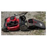 a Troy-Bilt TB110 21-inch 140cc gas push lawn