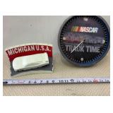 Vintage Hobby Lobby NASCAR Track Time Metal Wall