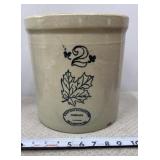 Western Stoneware Company 2-gallon maple leaf