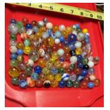 Vtg Marble Shooters & mix of translucent, opaque,
