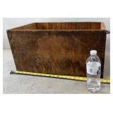 Primitive wooden storage crate