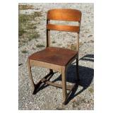 Vtg School Desk Chair