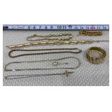 Gold Toned Costume Jewelry