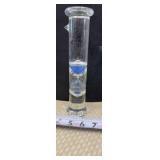 Newton Hour Glass liquid-filled glass floating