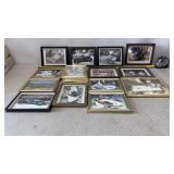 Framed Racing Pictures with Three New Picture