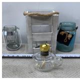 Oil Lamp Base, Candle Lanterns,