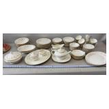 Pope-Gosser Florence scalloped china featuring a
