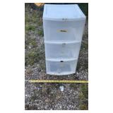 3 Drawer Plastic Storage