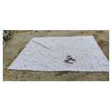 Full size Bedspread and Slippers