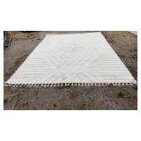 9x12 ft Beautiful Ivory White Area RugMade in