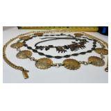 Vintage & Bohemians-style metallic chain waist