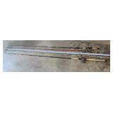 Vtg Cork Handled Rods and Abu Garcia Ambassadeur