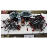 Christmas String Lights with Red/White Large